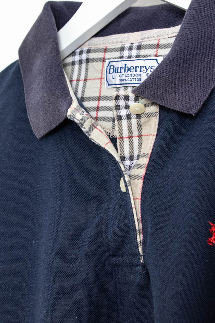 Image of Women's Burberry Short Sleeve Polo Shirt (L)
