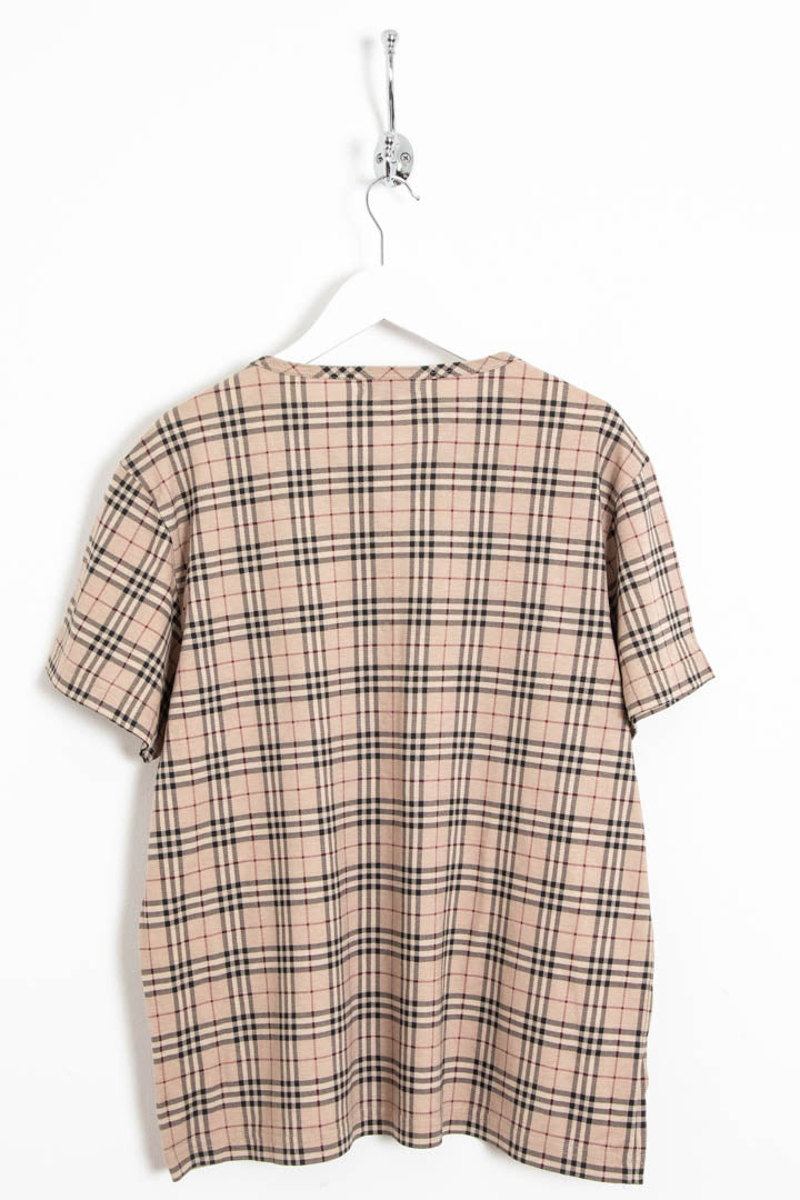 Image of Women's Burberry Nova Check Short Sleeve T-Shirt (XL)