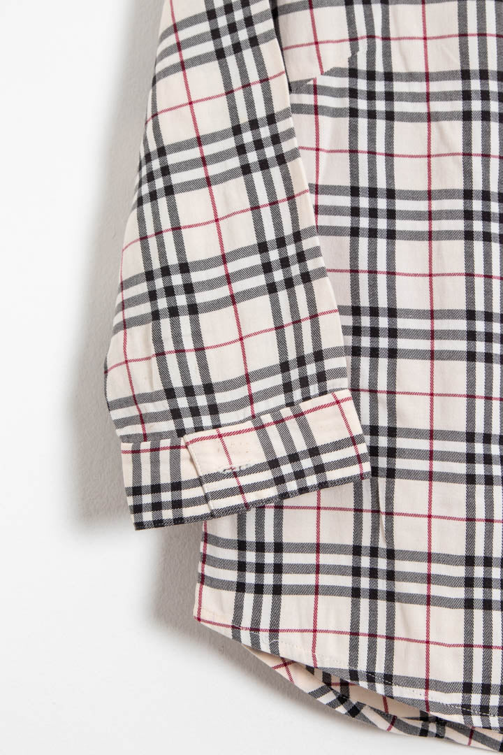 Image of Women's Burberry Nova Check Long Sleeve Shirt (M)