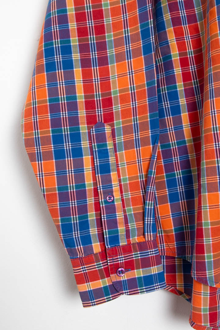 Image of YSL Long Sleeve Checkered Shirt (L)