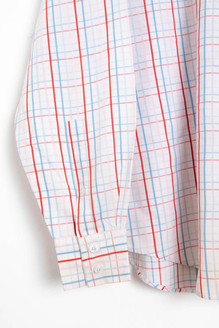 Image of YSL Long Sleeve Checkered Shirt (XL)