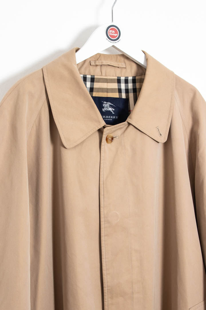 Image of Burberry Nova Check Lined Trench Coat (XXL)
