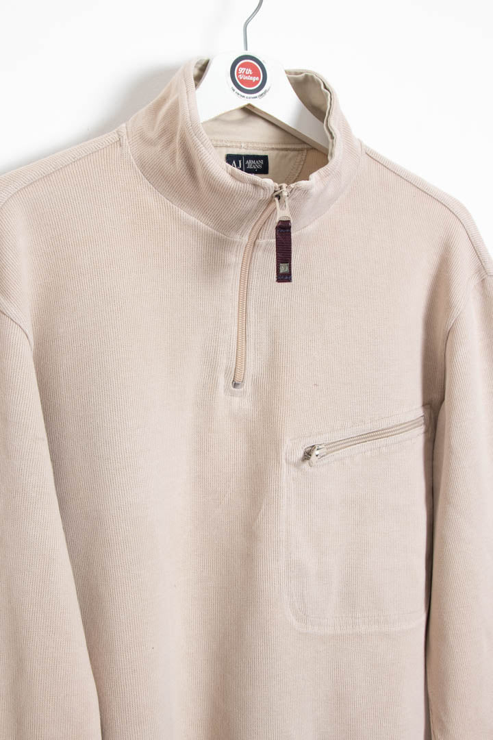 Image of Armani Jeans 1/4 Zip Jumper (XL)