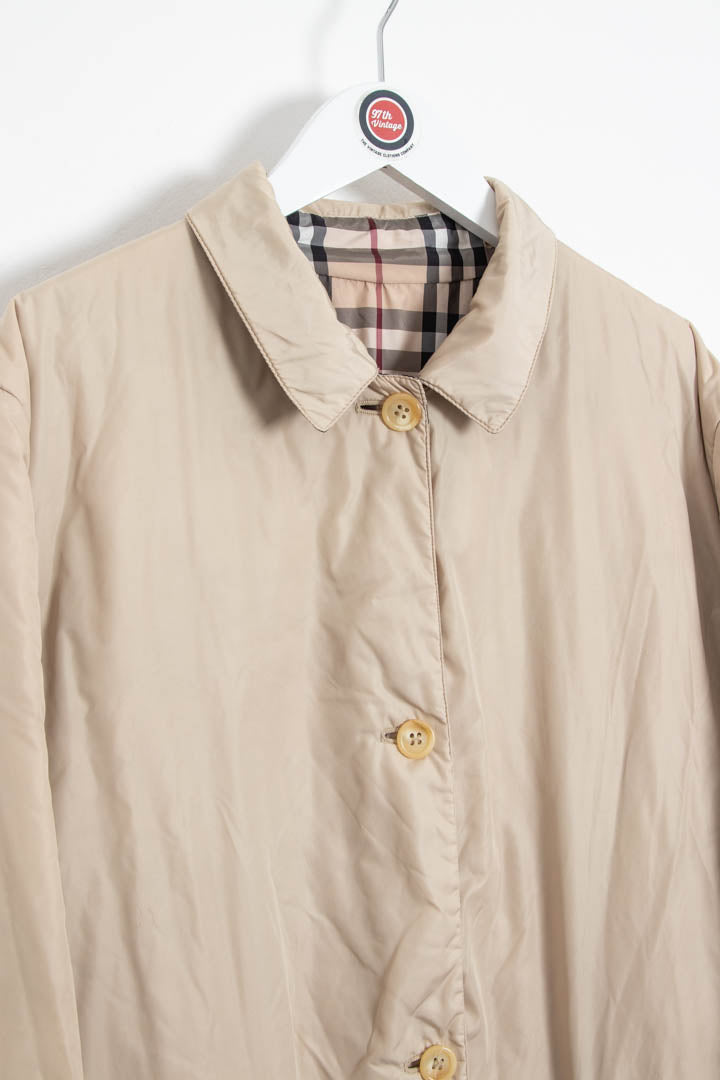 Image of Women's Burberry Nova Check Reversible Coat (L)