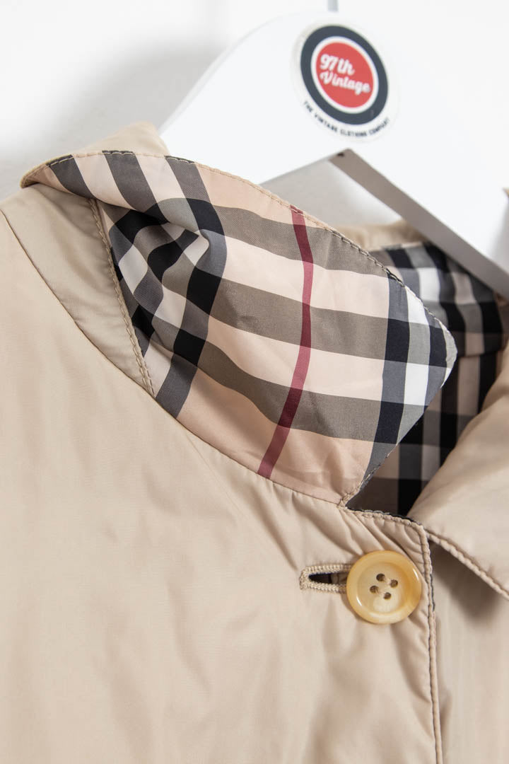 Image of Women's Burberry Nova Check Reversible Coat (L)