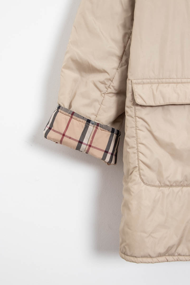 Image of Women's Burberry Nova Check Reversible Coat (L)