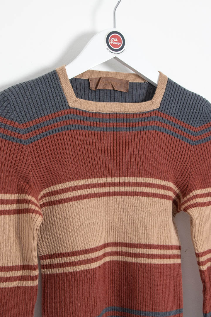 Women's Yves Saint Laurent Tricots Wool Ribber Sweater (XS)
