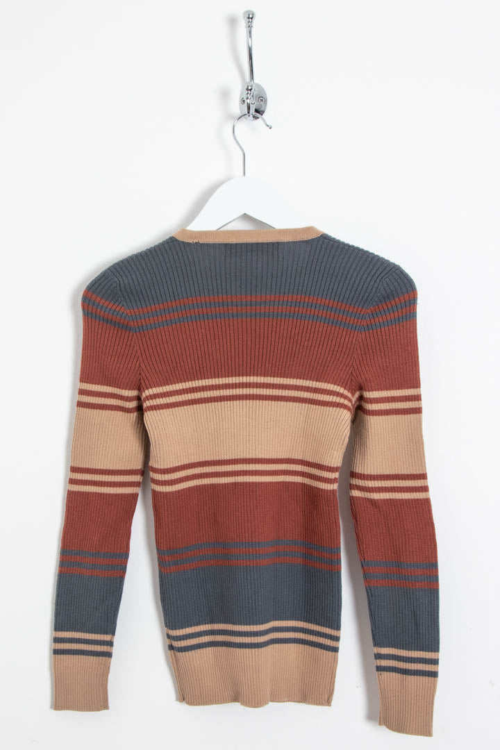 Image of Women's Yves Saint Laurent Tricots Wool Ribbed Sweater (XS)