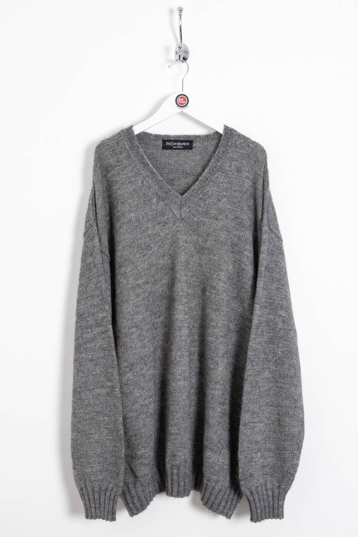 Image of YSL V Neck Knitted Jumper (XXL)