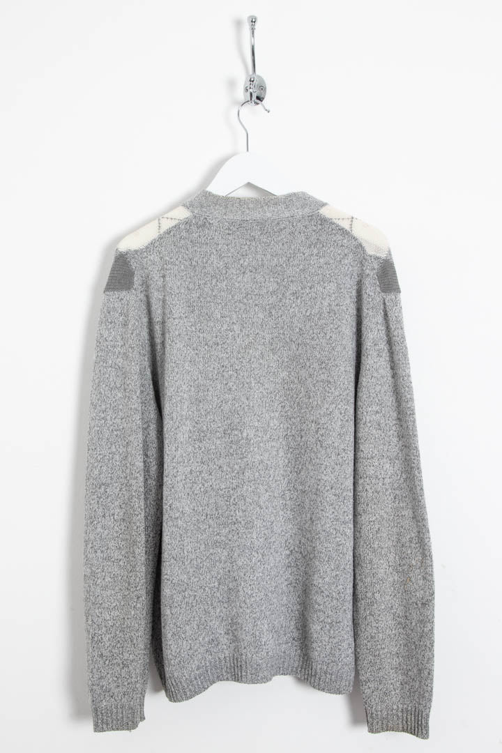 Image of Valentino Garavani Argyle Knitted Cardigan (M)