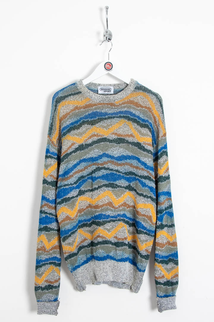 Image of Missoni Crew Neck Knitted Jumper (M)