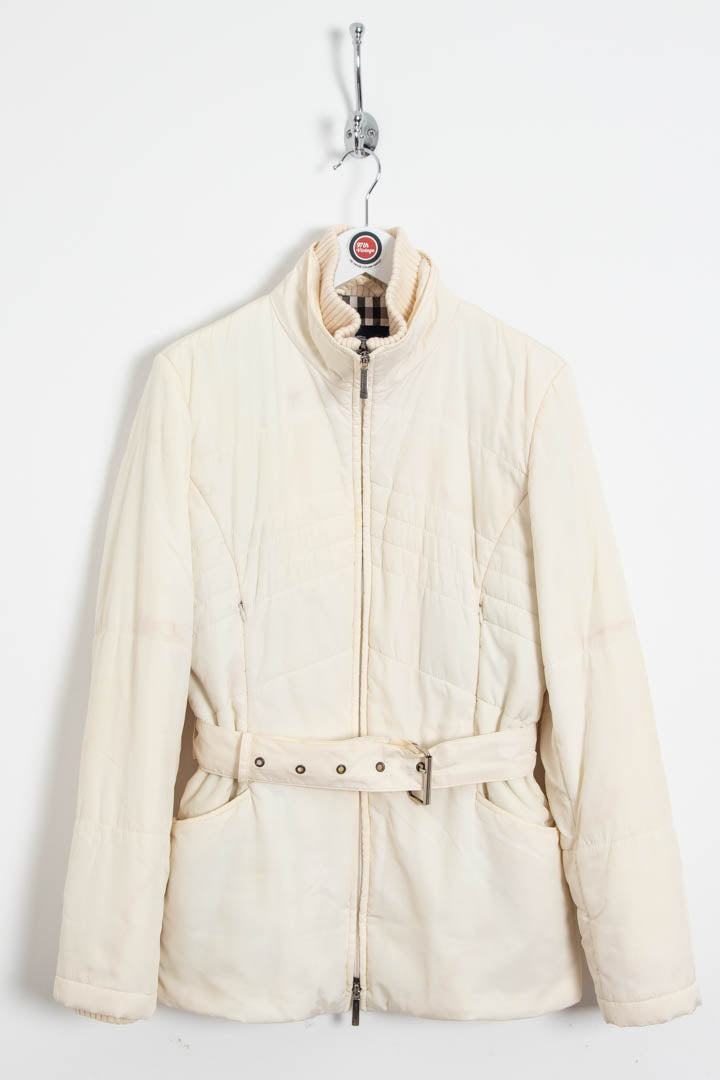 Image of Women's Burberry Belted Quilted Jacket (S)