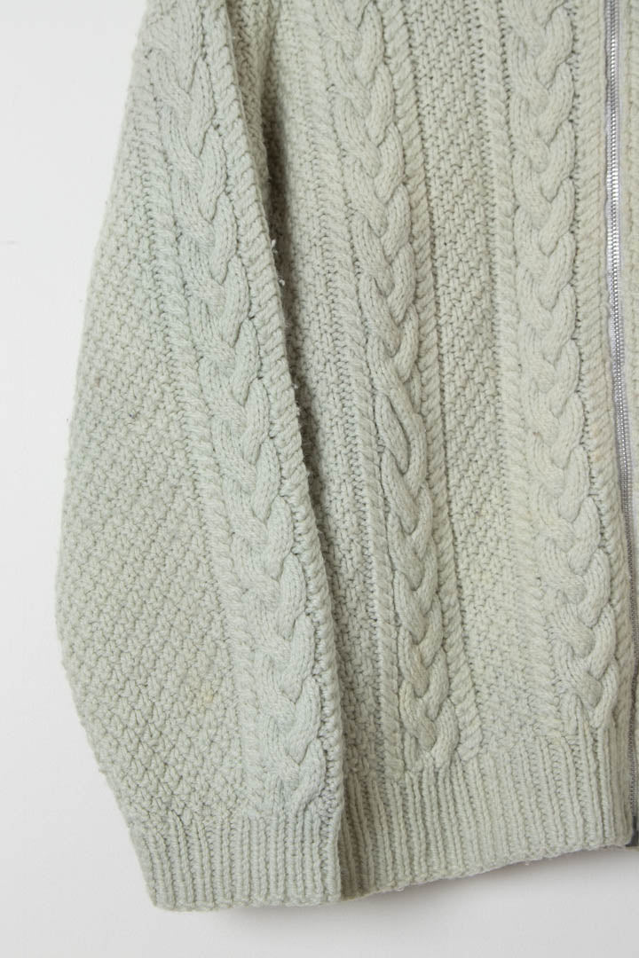 Image of Women's Knitted Zip Up Cardigan (M)