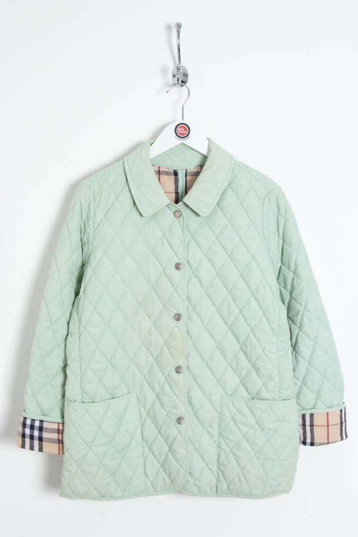 Image of Women's Burberry Nova Check Lined Quilted Jacket (M)
