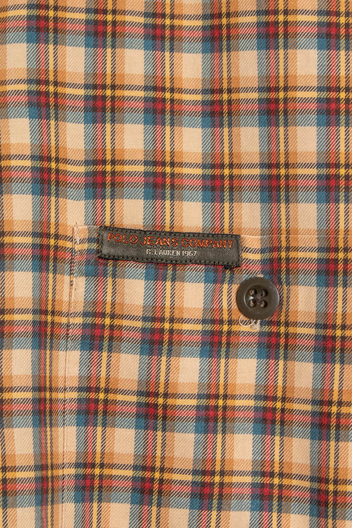 Ralph Lauren Polo Jeans Long Sleeve Flannel Shirt (S)