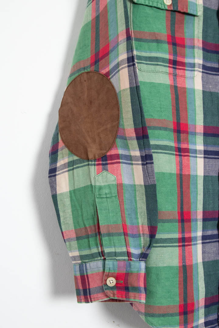 Image of Polo Ralph Lauren Long Sleeve Plaid Flannel Shirt (M)