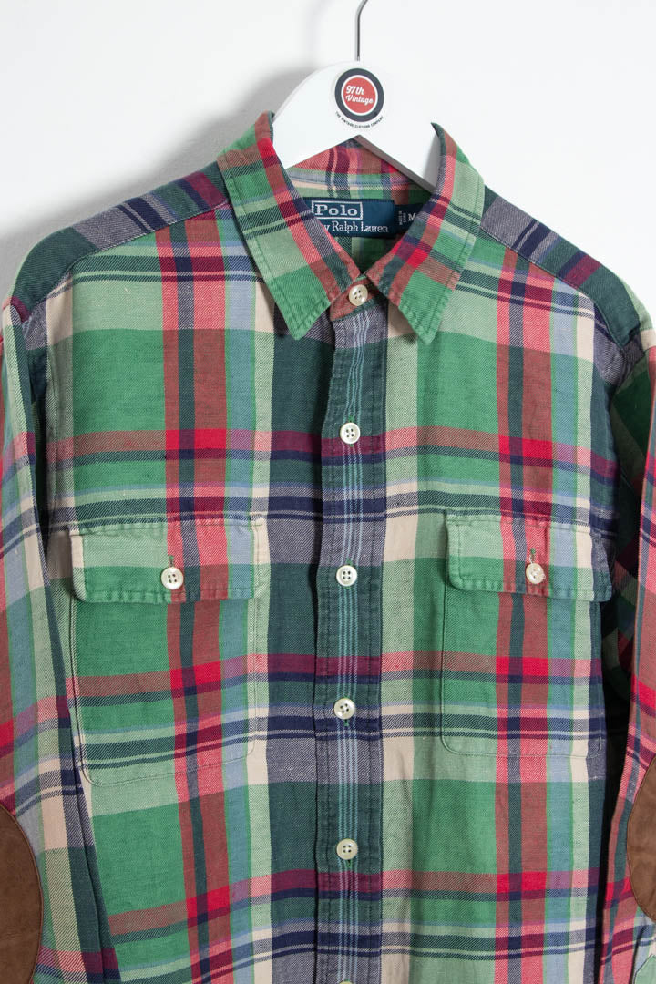 Polo Ralph Lauren Long Sleeve Plaid Flannel Shirt (M)