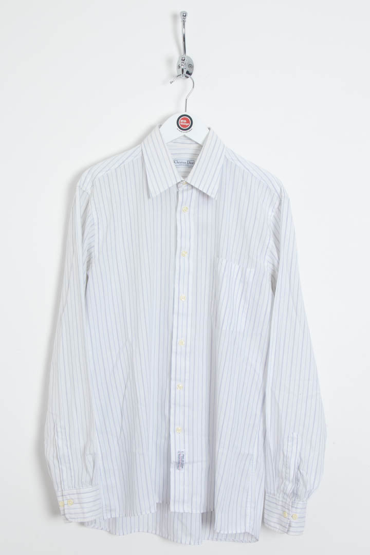 christian dior dress shirt Christian Dior Long Sleeve Pinstripe Shirt (S) – 97th Vintage
