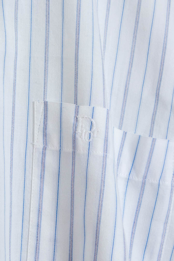 Image of Christian Dior Long Sleeve Pinstripe Shirt (S)