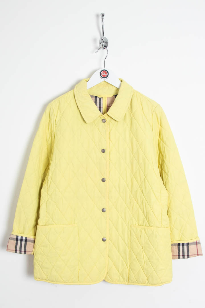 Women's Burberry Nova Check Lined Quilted Jacket (M)