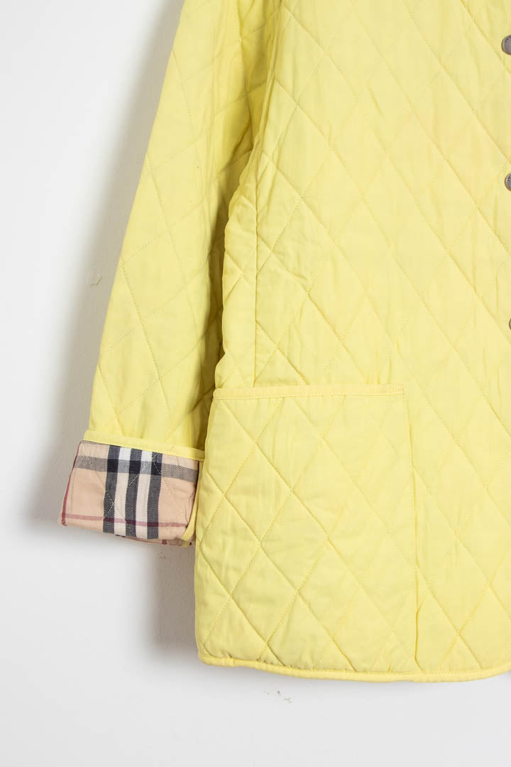 Image of Women's Burberry Nova Check Lined Quilted Jacket (M)