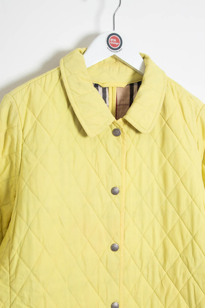 Women's Burberry Nova Check Lined Quilted Jacket (M)