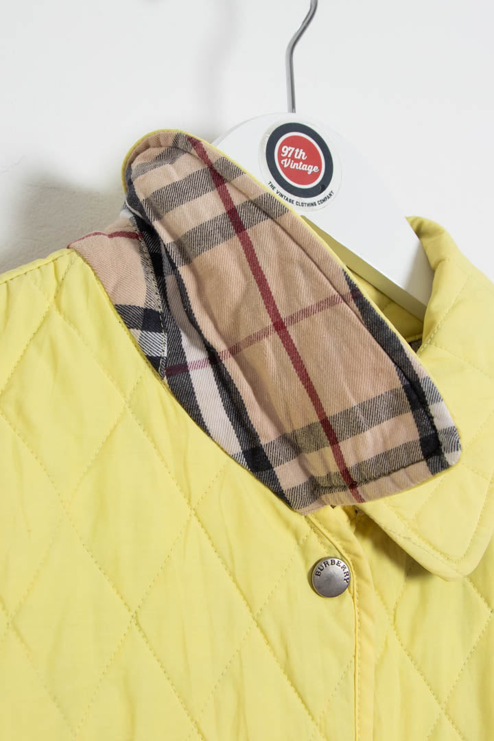 Image of Women's Burberry Nova Check Lined Quilted Jacket (M)