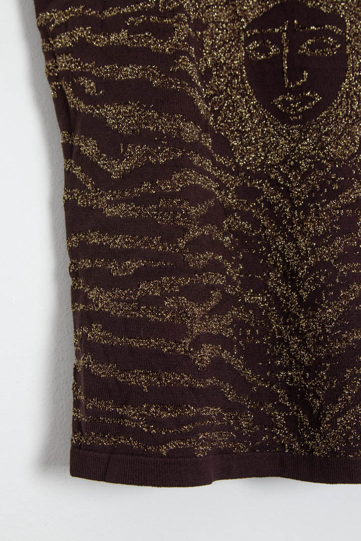 Image of Women's Versace Medusa Sequin Vest Top (S)