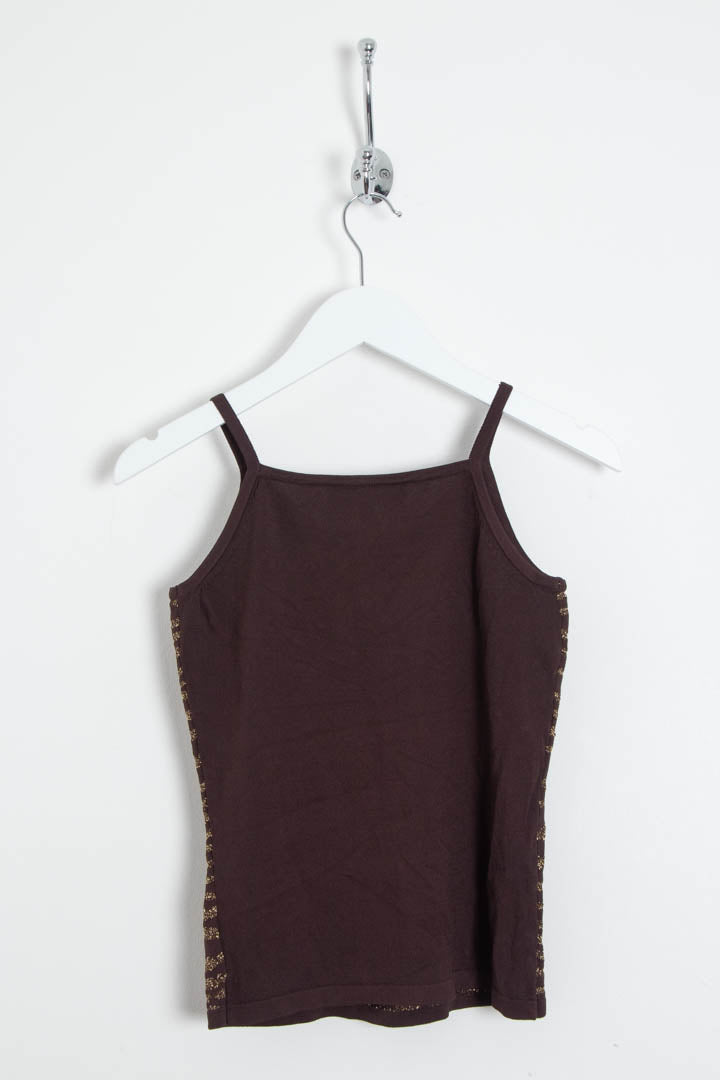 Image of Women's Versace Medusa Sequin Vest Top (S)