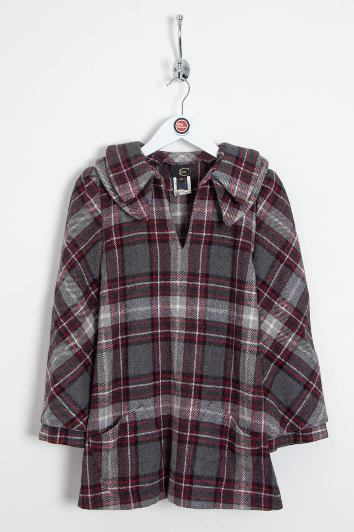 Image of Women's Just Cavalli Plaid Wool Blouse (S)