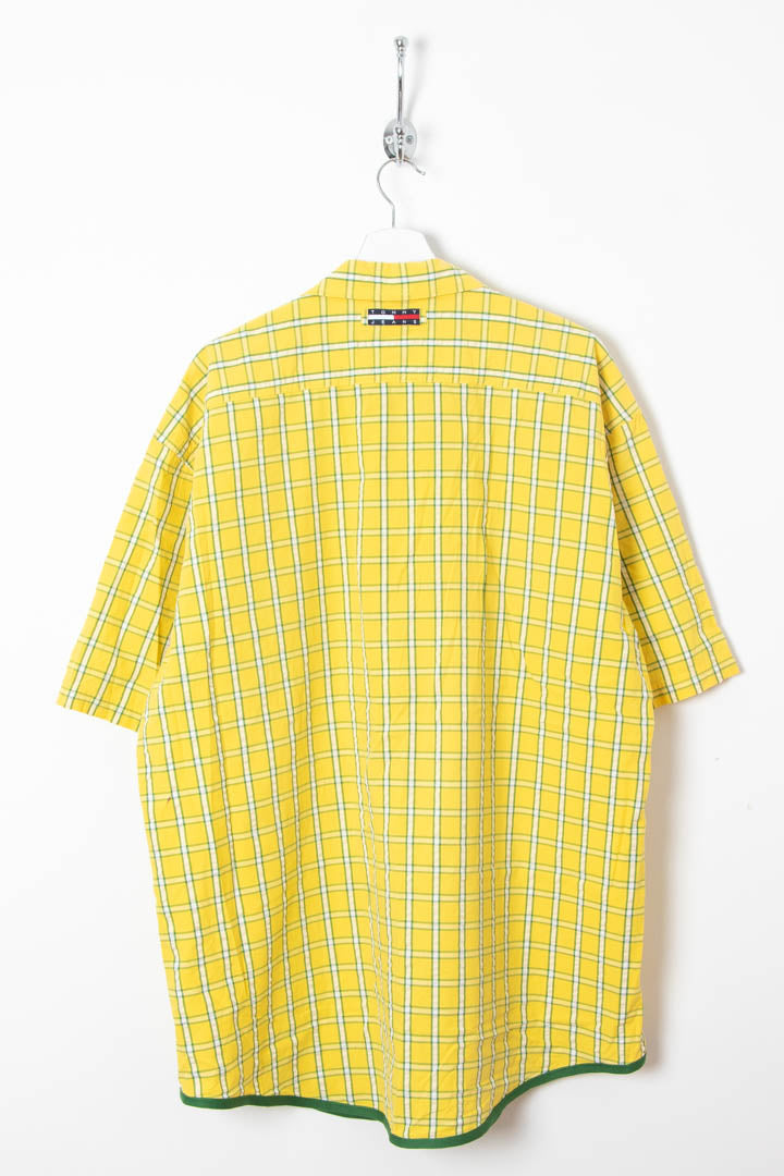 Image of Tommy Hilfiger Short Sleeve Checkered Shirt (XXL)