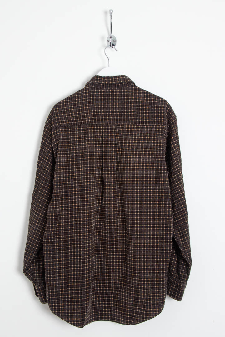 Image of Balenciaga Long Sleeve Flannel Shirt (L)