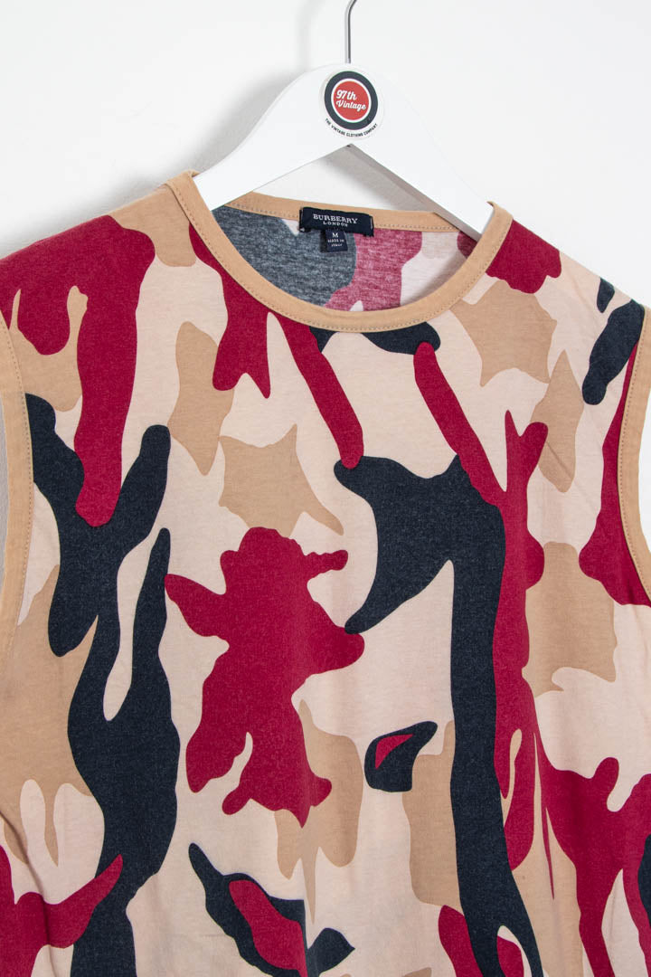 Image of Burberry Camo Tank Top (S)