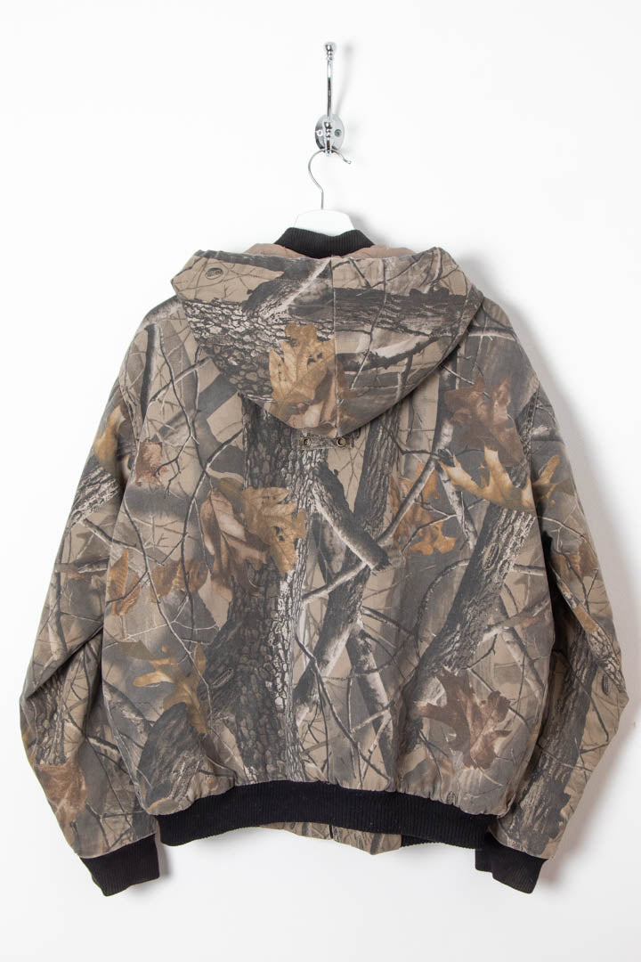 Image of Realtree Camo Hooded Bomber Jacket (M)
