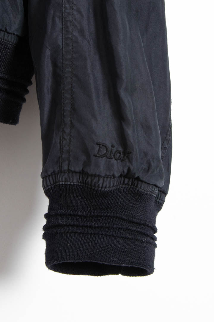 Image of Christian Dior Silk Bomber Jacket (XL)