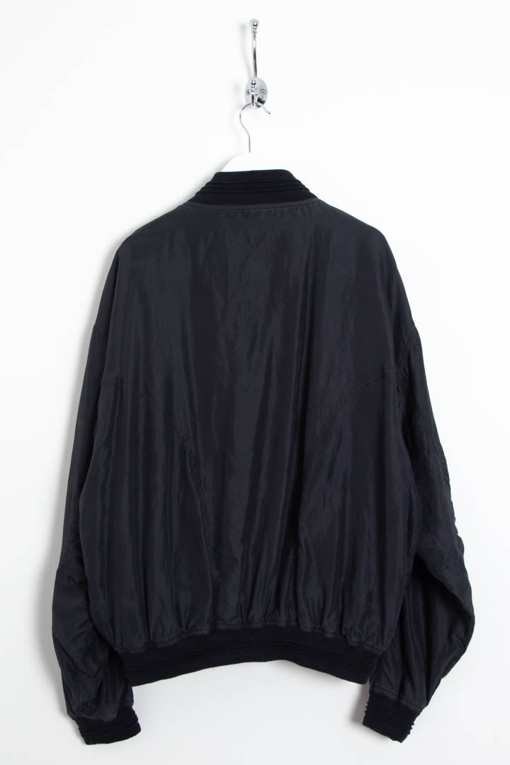 Image of Christian Dior Silk Bomber Jacket (XL)