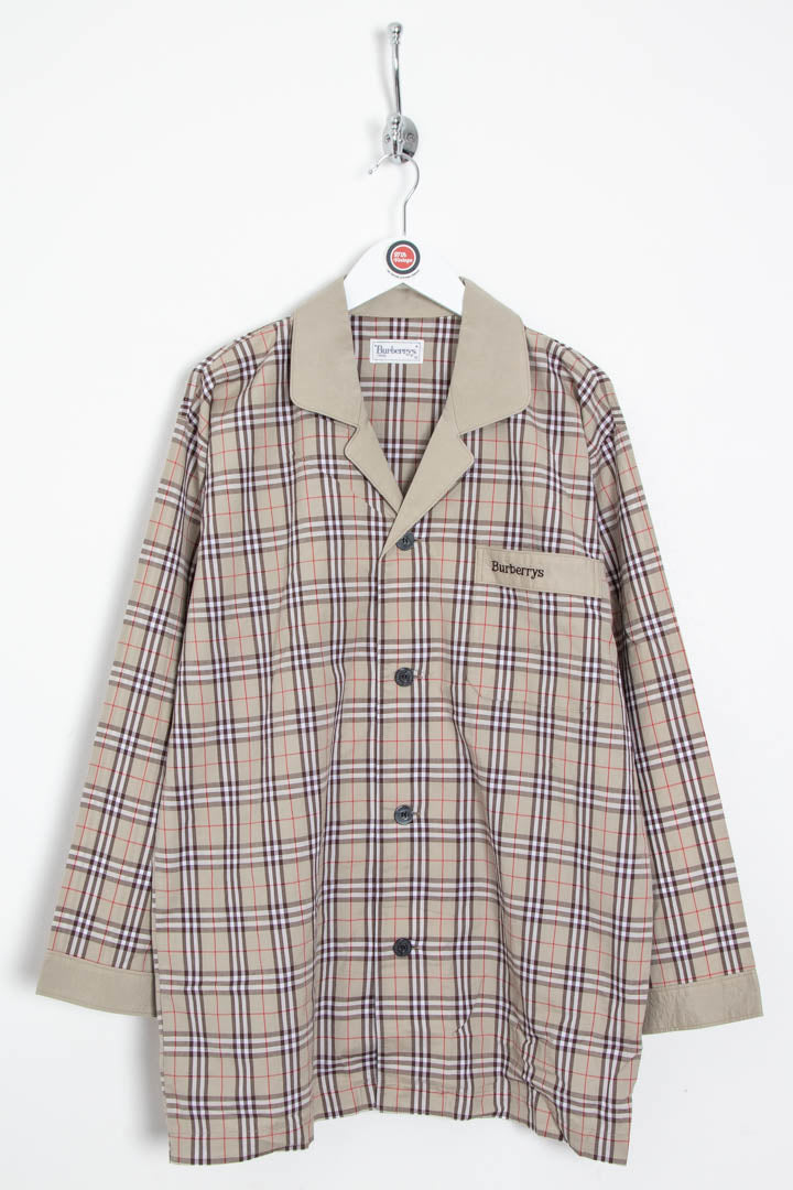 Image of Burberry Long Sleeve Pyjama Shirt (M)