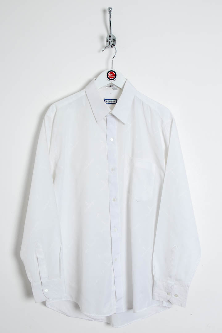 YSL Monogram Repeat Logo Long Sleeve Shirt (M)