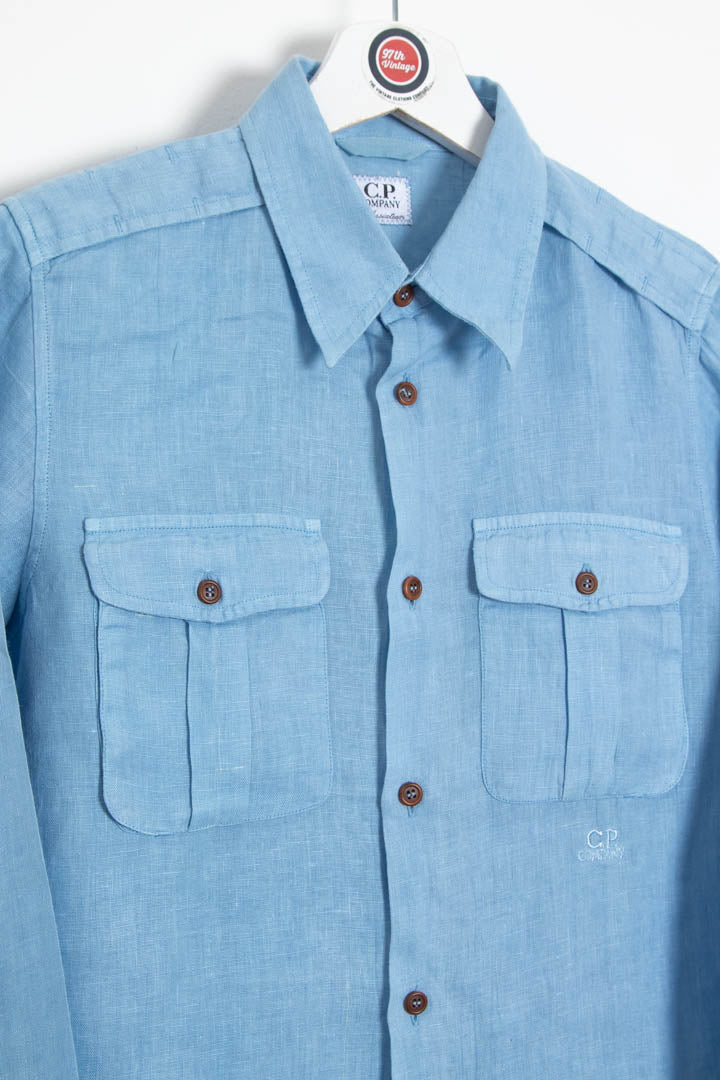 Image of 2008 Women's CP Company Long Sleeve Linen Shirt (S)