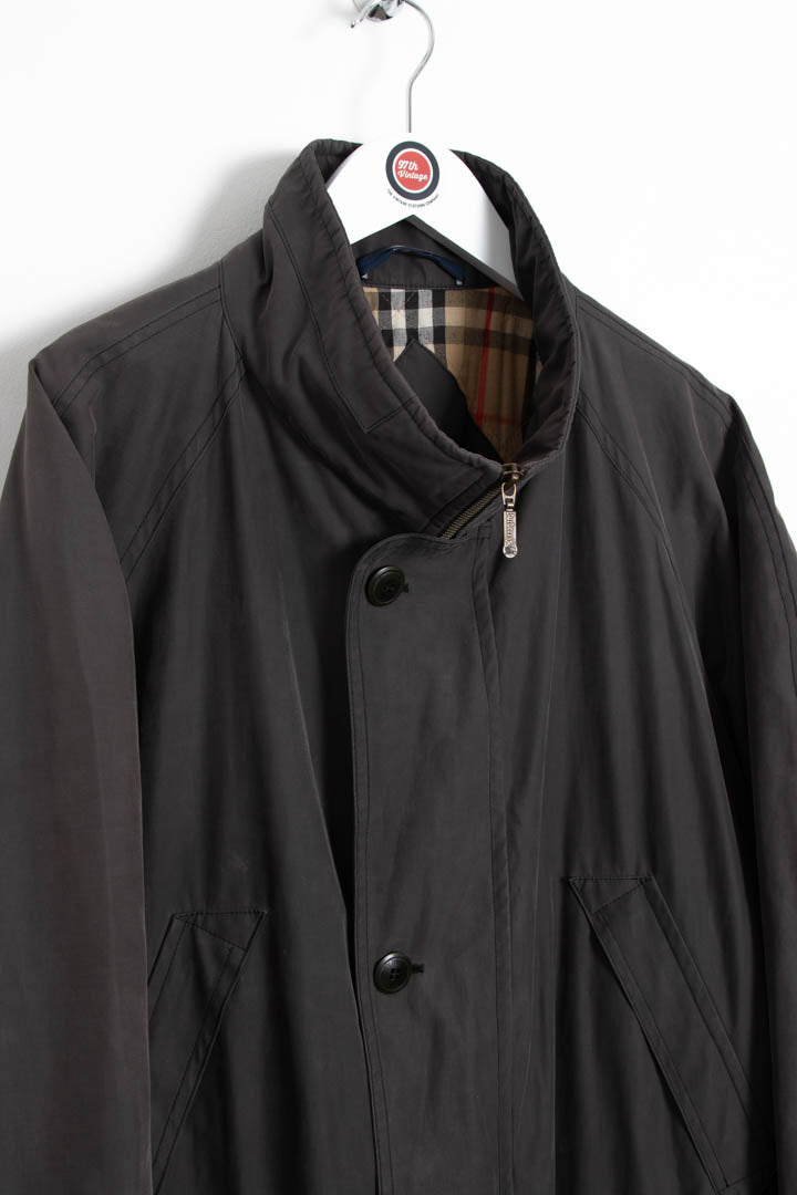Image of Burberry Nova Check Lined Parka Coat (L)