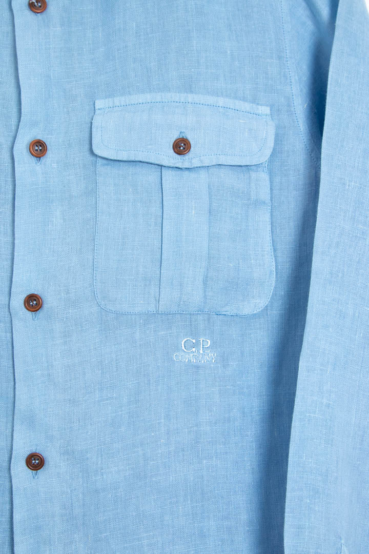 Image of 2008 Women's CP Company Long Sleeve Linen Shirt (S)