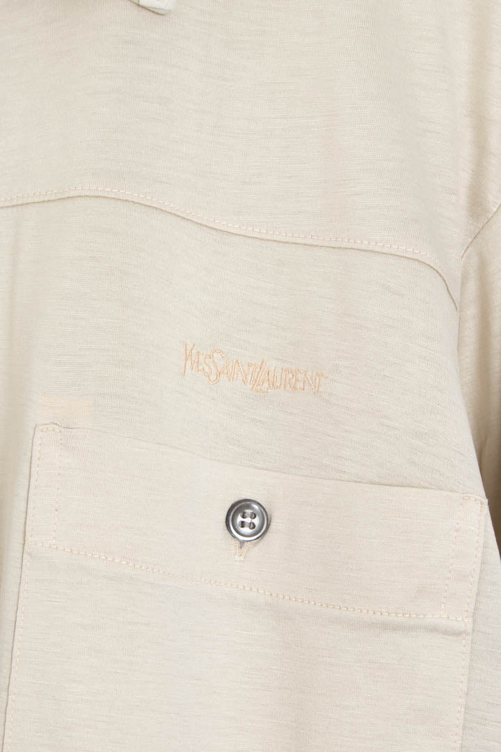Image of YSL Long Sleeve Polo Shirt (S)