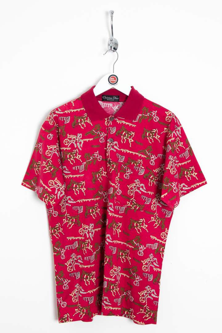 Image of Christian Dior Short Sleeve Polo Shirt (M)