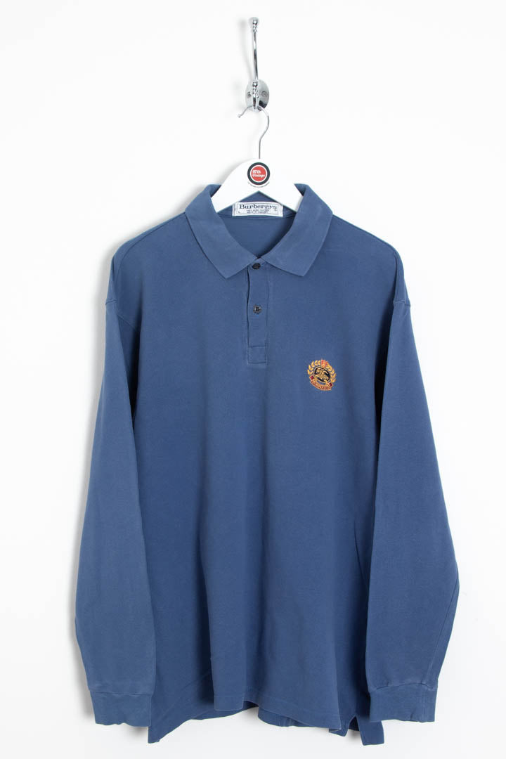 Burberry Long Sleeve Polo Shirt (M) – 97th Vintage