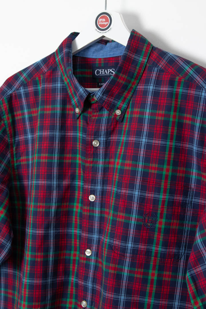 Image of Polo Ralph Lauren Chaps Short Sleeve Checkered Shirt (L)