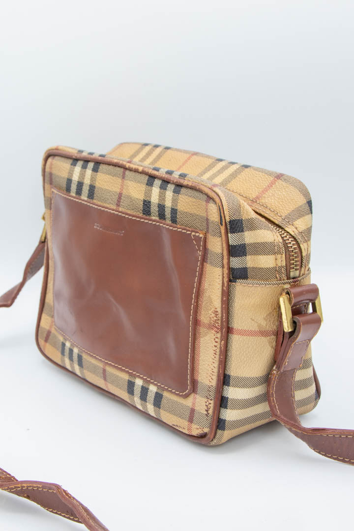 Image of Burberry Nova Check Crossbody Bag