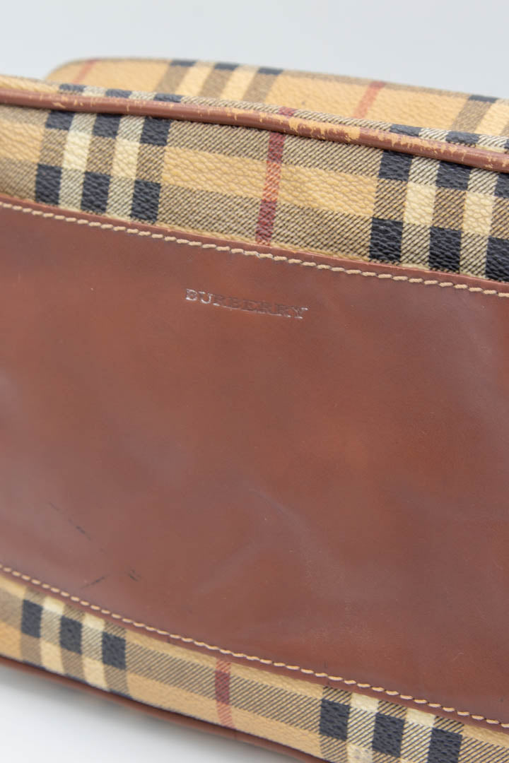 Image of Burberry Nova Check Crossbody Bag