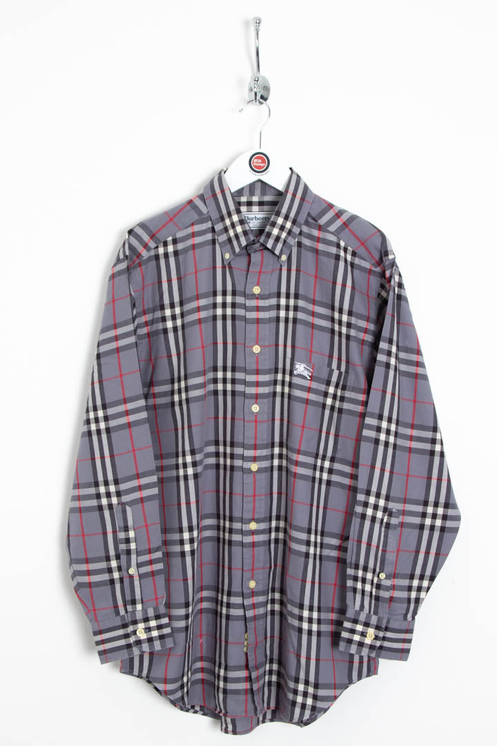 Image of Burberry Long Sleeve Checkered Shirt (M)
