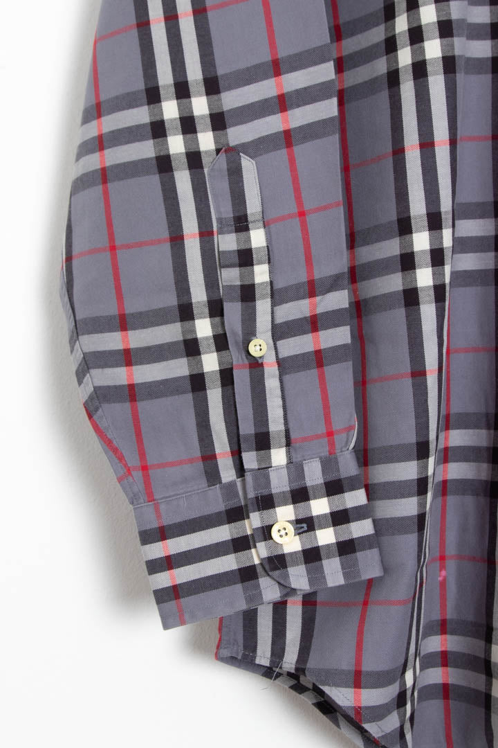 Image of Burberry Long Sleeve Checkered Shirt (M)