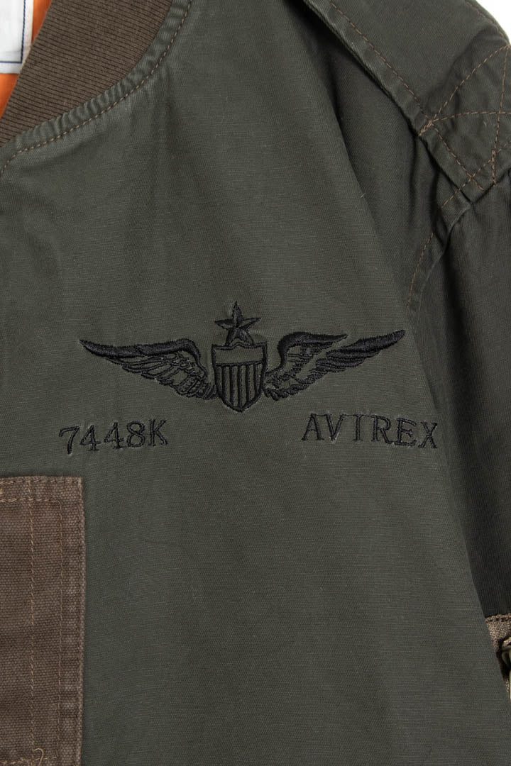 Image of Women's Avirex USA Bomber Flight Jacket (L)